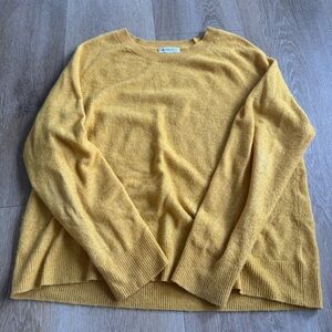 Athleta Mustard Yellow Sweater